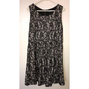 Cute black and cream lace dress